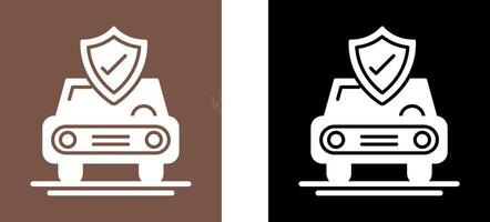 Car Protection Icon Design vector