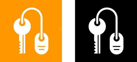 Room key Icon Design vector