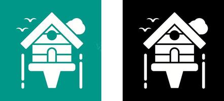 Birdhouse Icon Design vector