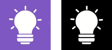 Light Bulb Icon Design vector