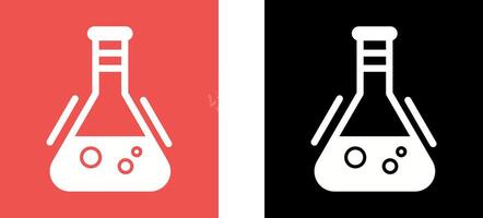 Flask Icon Design vector