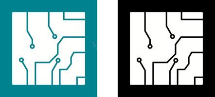 eléctrico circuito icono diseño vector