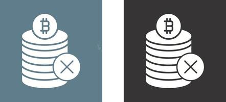 Not Accepted Icon Design vector