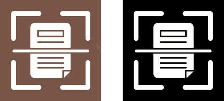 Scan Icon Design vector