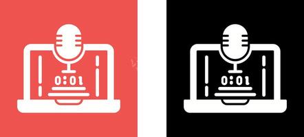 Voice Recorder Icon Design vector