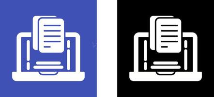 Document Icon Design vector