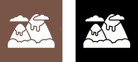 diseño de icono de montaña vector