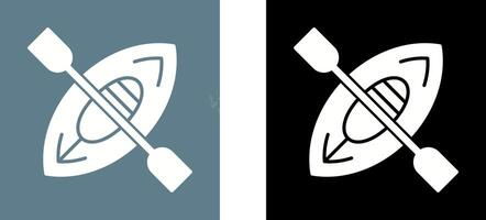 Kayak Icon Design vector