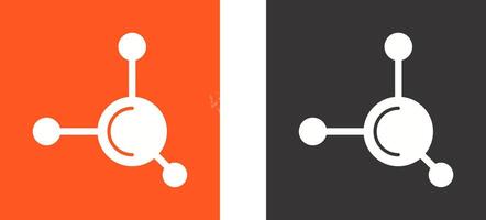Molecule Icon Design vector