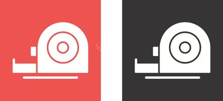 Measuring Tape Icon Design vector