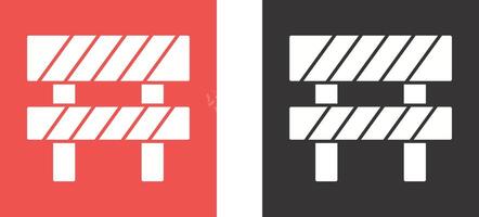 Barrier Icon Design vector