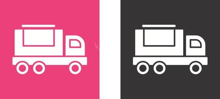 Cargo Truck Icon Design vector