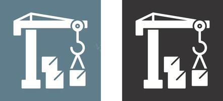 Robotic Arm Icon Design vector