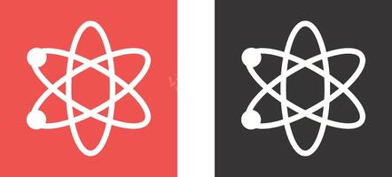 Atom Icon Design vector