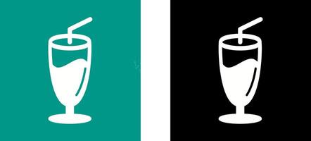 Milkshake Icon Design vector