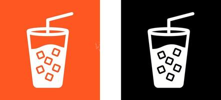 Cold Drink Icon Design vector