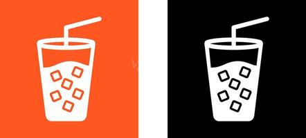 Cold Drink Icon Design vector