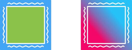 Unique Frame Icon Design vector