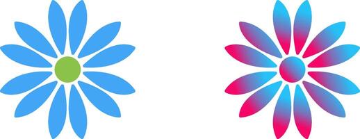 Unique Flower Icon Design vector