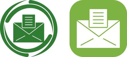 Email Documents Icon Design vector