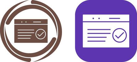Unique QC Passed Icon Design vector