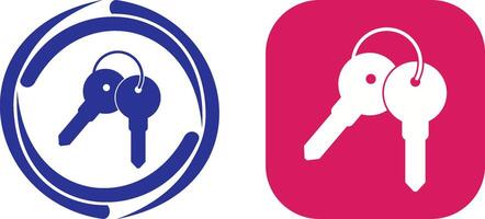 Keys Icon Design vector