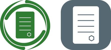 Unique Reports Icon Design vector