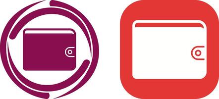 Unique Wallet Icon Design vector
