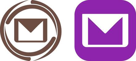 Unique Email Icon Design vector
