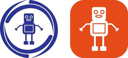 Unique Robot Icon Design vector