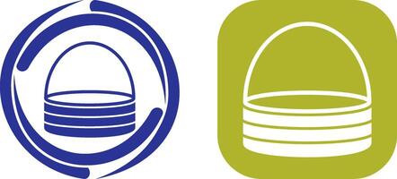 Unique Basket Icon Design vector