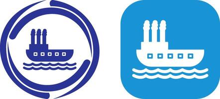 Steamboat Icon Design vector