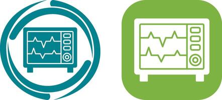 Heart Rate Monitor Icon Design vector