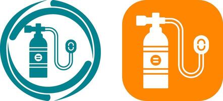 Oxygen Tank Icon Design vector