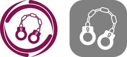 Handcuff Icon Design vector