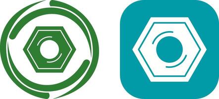 Nut Icon Design vector