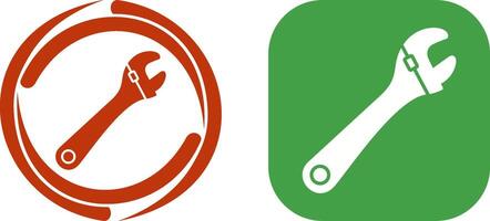 Wrench Icon Design vector