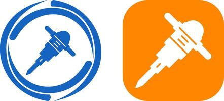 Drilling Machine Icon Design vector