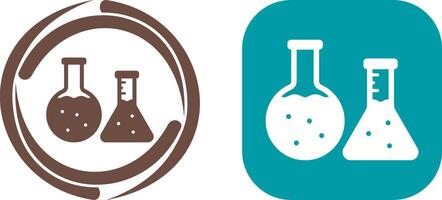 Flask Icon Design vector