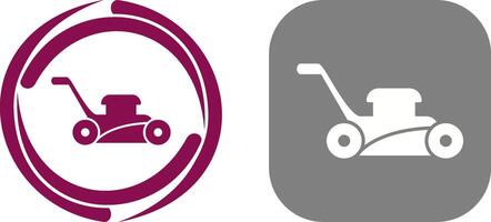 Lawn Mower Icon Design vector