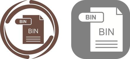 BIN Icon Design vector