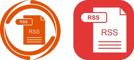 RSS Icon Design vector
