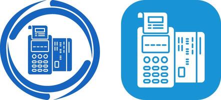 diseño de icono de terminal pos vector