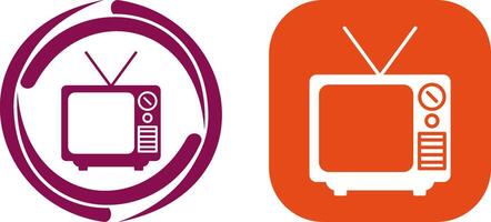 Television Broadcast Icon Design vector