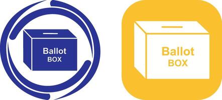 Ballot Box Icon Design vector