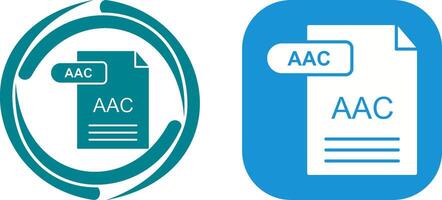 AAC Icon Design vector