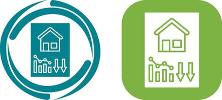Loss Icon Design vector