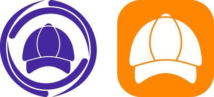P Cap Icon Design vector