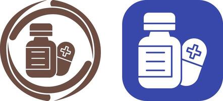 Pill Icon Design vector