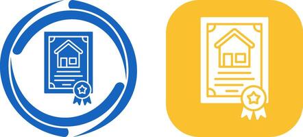 Certificate Icon Design vector